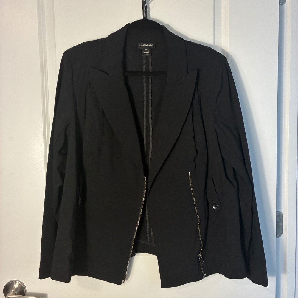 Lane Bryant Size 20 Zip-Up Blazer